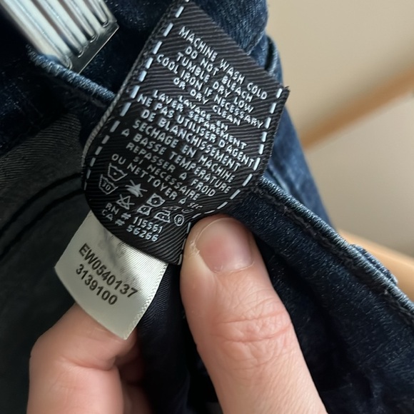 7 For All Mankind Dark Blue Jeans Sz 28 - Picture 9 of 10